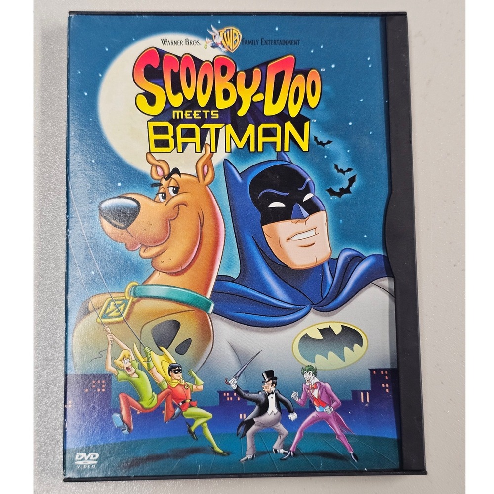 Scooby-Doo Meets Batman DVD 2002 Warner Bros Hanna-Barbera Snap Case Animated